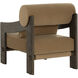 Reizo Distressed Brown / Kona Camel Lounge Chair